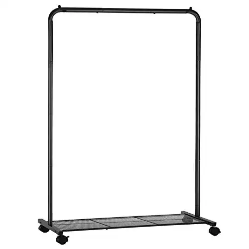 Clothes Rack with Wheels, 36 Inch Garment Rack